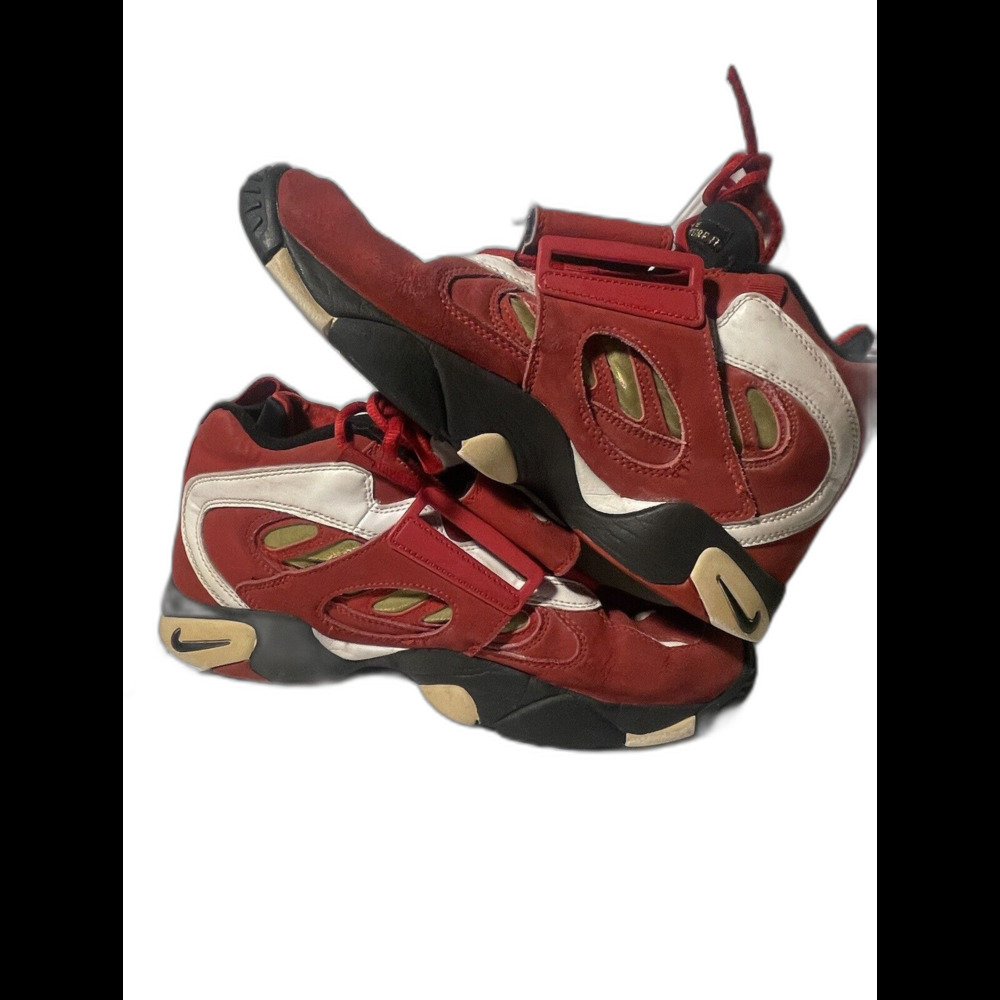 Size 10.5 - Nike Air Diamond Turf 2 2012 Red Gold